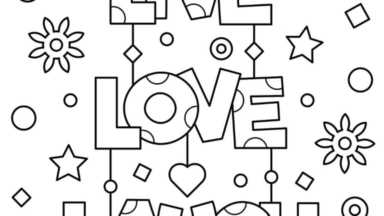 Free Printable Easy Inspirational Coloring Pages Printable Templates Free