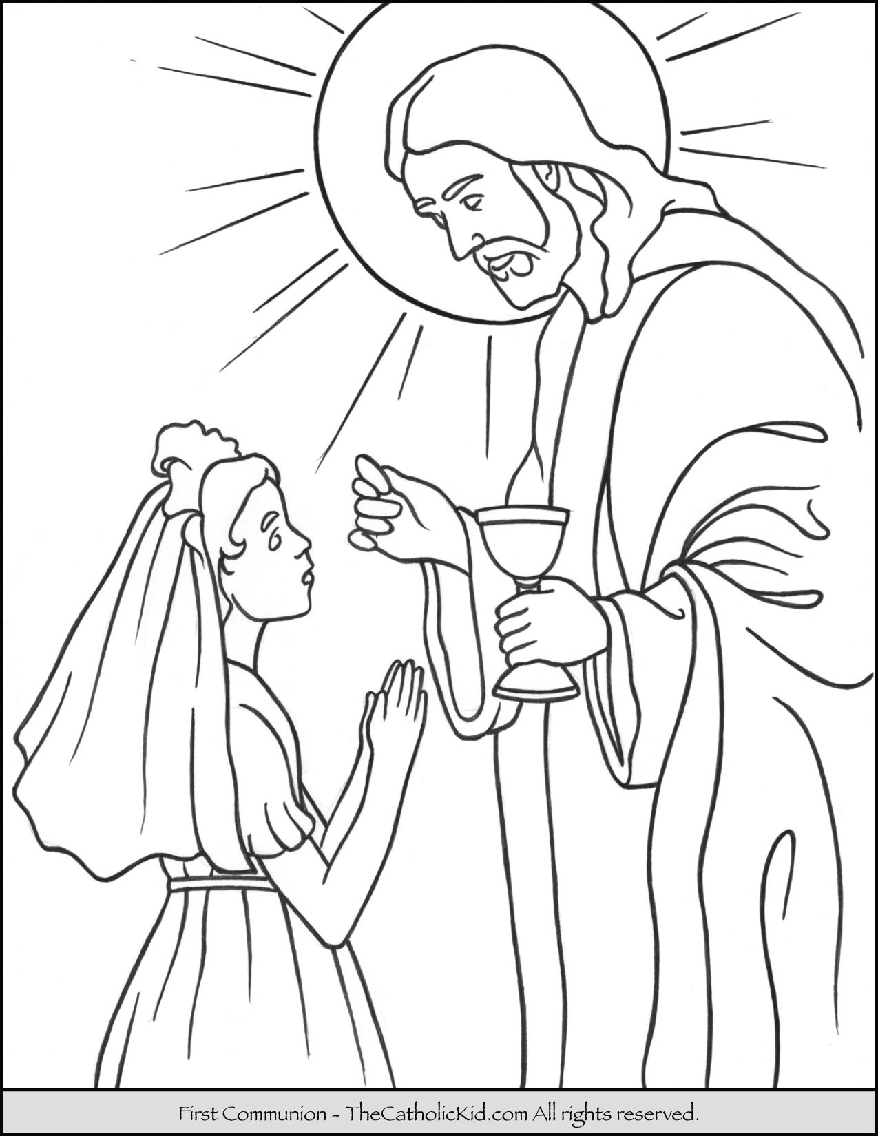 Free Printable First Communion Worksheets