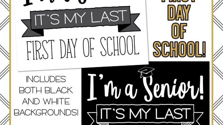 Free Printable First Day Of Senior Year Printable Word Searches