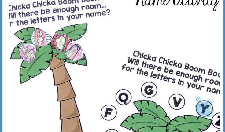 FREE Printable For Chicka Chicka Boom Boom For Preschool And