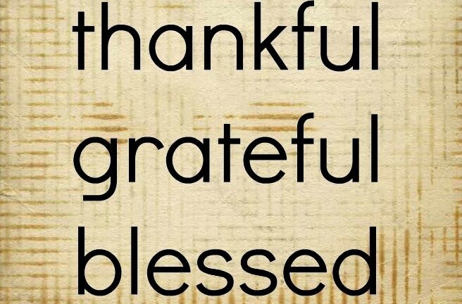 Free Printable Grateful Thankful Blessed