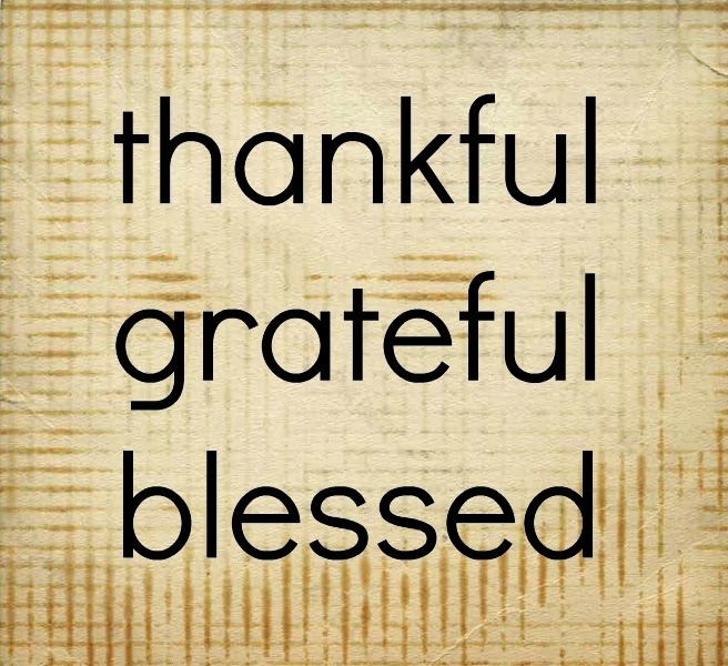 Free Printable Grateful Thankful Blessed