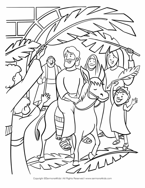 Free Printable Holy Week Coloring Pages
