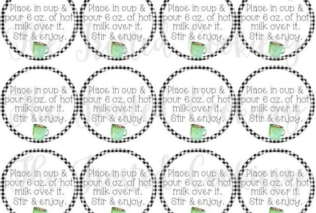 Free Printable Hot Chocolate Bomb Tags Printable Templates
