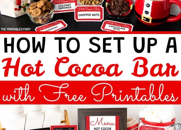 Free Printable Hot Cocoa Bar Labels