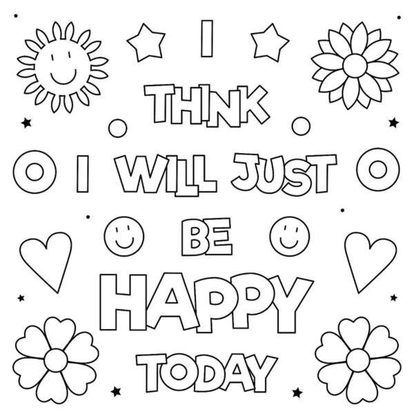 Free Printable Inspiring Coloring Pages