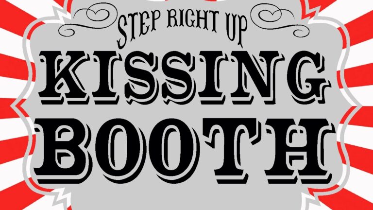 Free Printable Kissing Booth Sign Templates Online