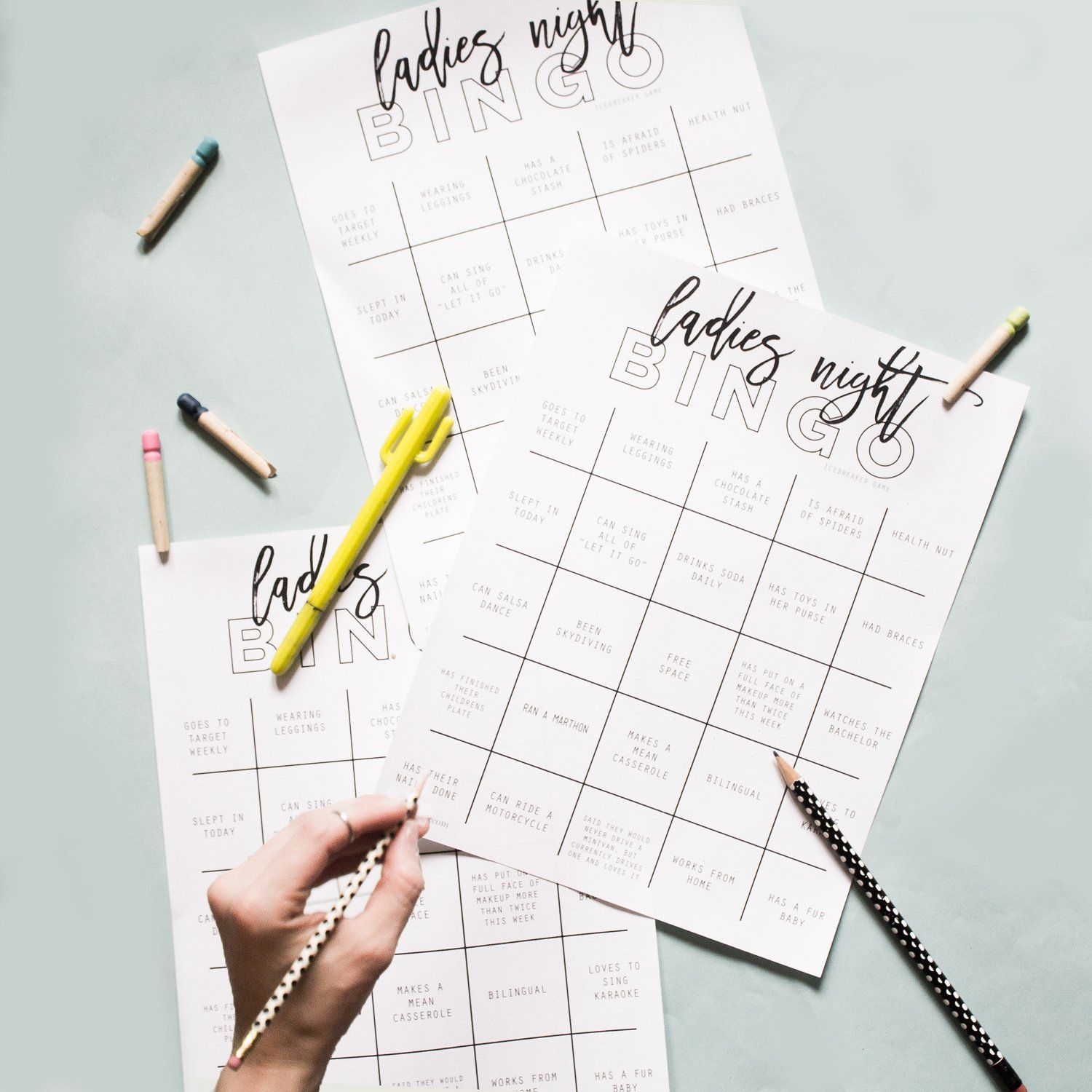 Free Printable Ladies Night Games
