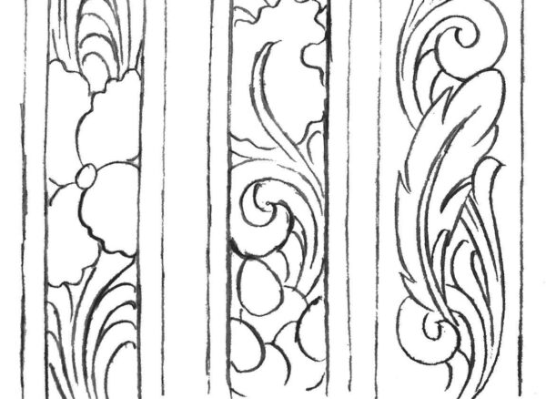 Free Printable Leather Belt Tooling Patterns
