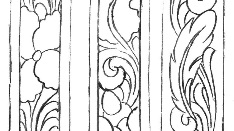 Free Printable Leather Belt Tooling Patterns Free Printable