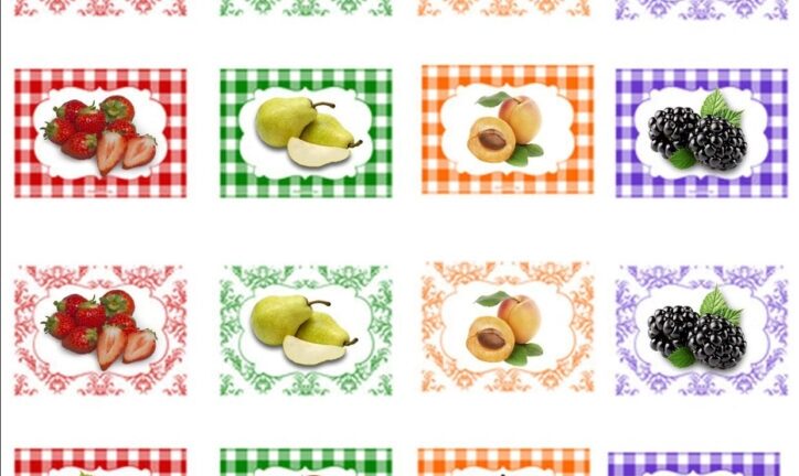 Free Printable Miniature Food Labels NewFreePrintable