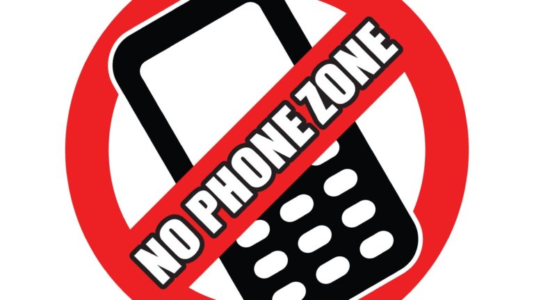Free Printable No Cell Phone Sign Printable