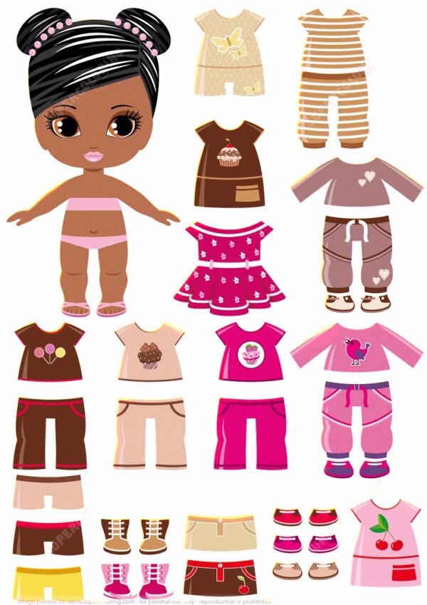 Printable Paper Dolls And Clothes