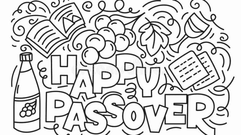 Free Printable Passover Coloring Pages At Viisimoneblog Blog