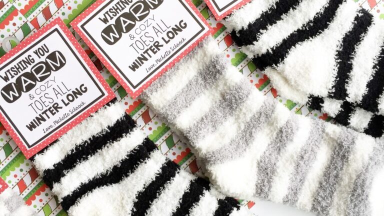 Free Printable Sock Gift Tags
