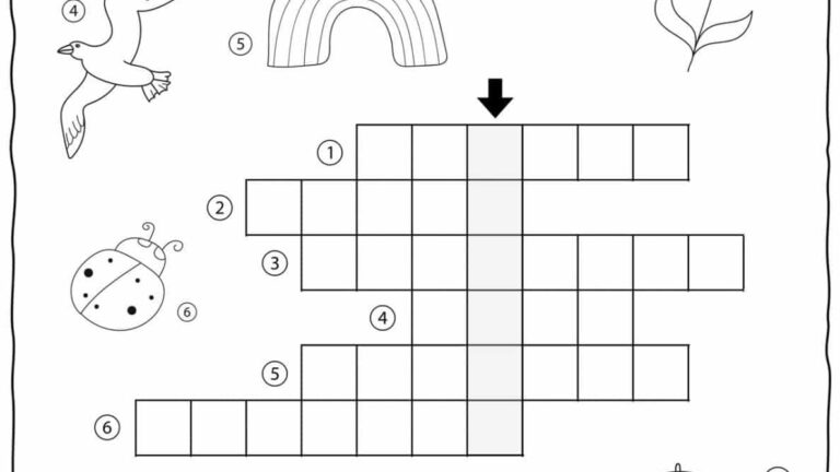 Free Printable Spring Crossword Puzzles