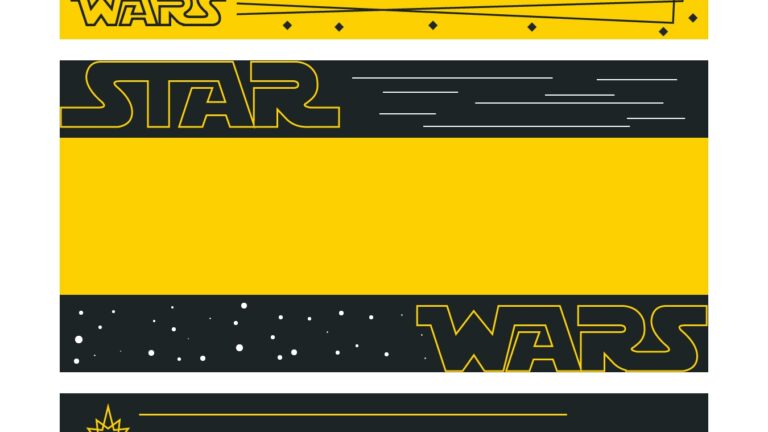 Free Printable Star Wars Food Labels