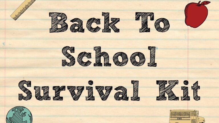 Free Printable Teacher Survival Kit Label Printable