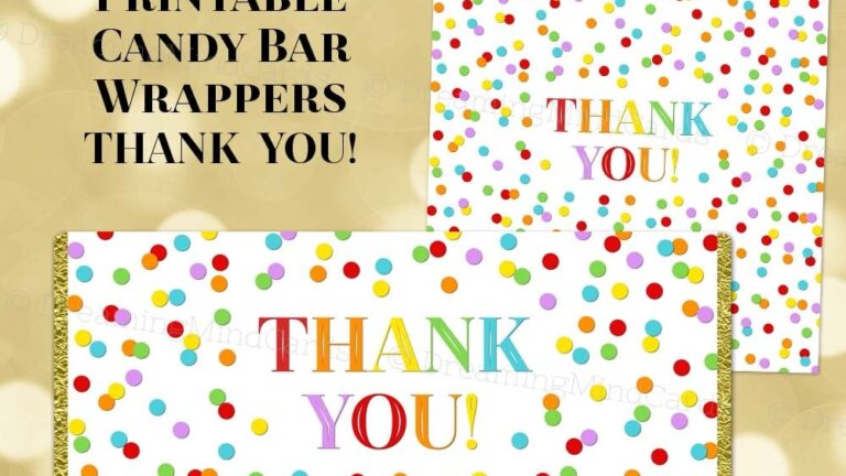Free Printable Thank You Candy Bar Wrappers Vrogue Co