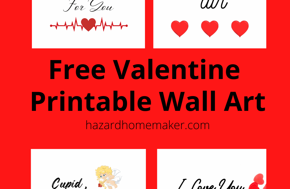 FREE Printable Valentine Wall Art Valentine Gnomes DIY With My Guy
