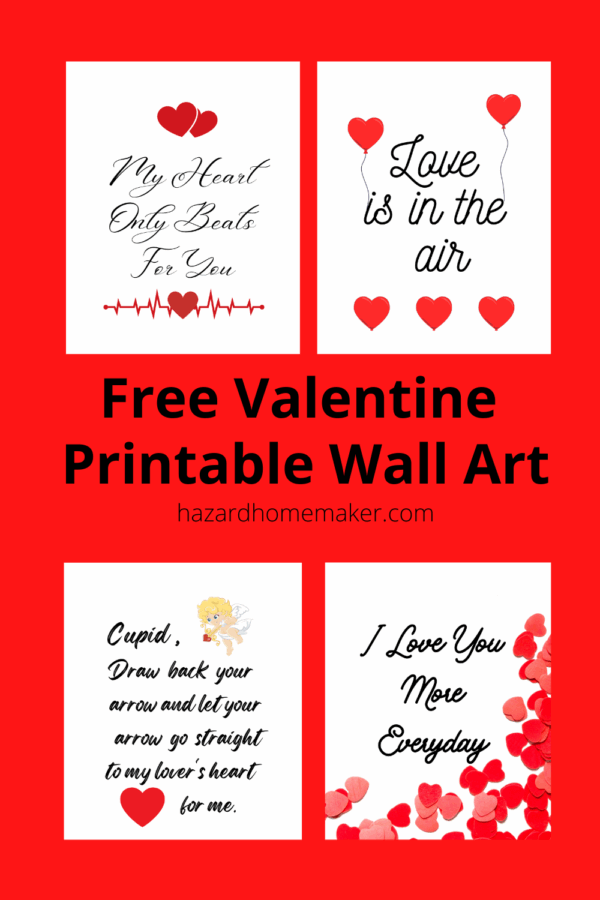 Free Printable Valentine Wall Art
