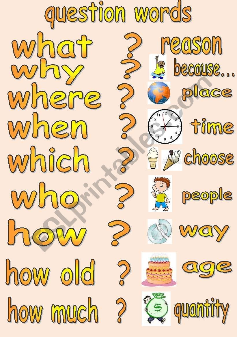 Free Printable Wh Questions Worksheets Printable Word Searches