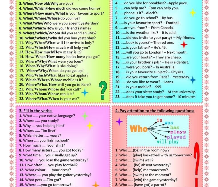 Free Printable Wh Questions Worksheets Printable Worksheets