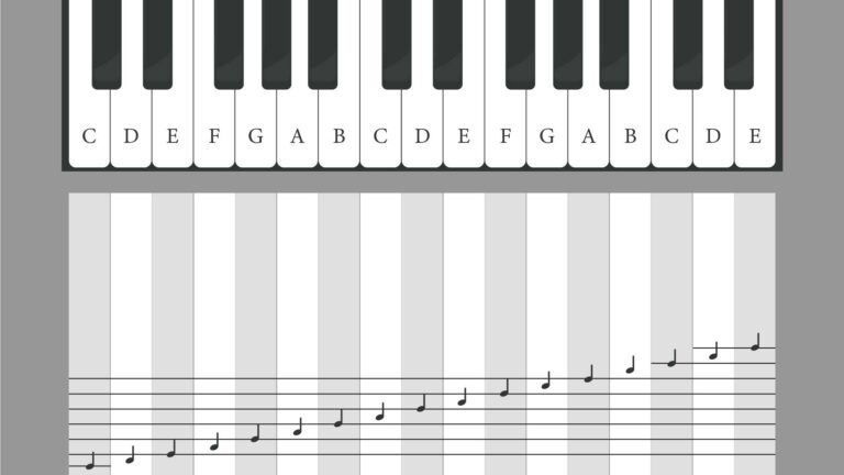 Full Size Printable Piano Keyboard Farm1 Fieldagent