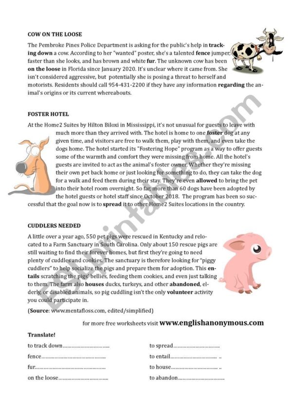 Short Stories For Seniors Printable