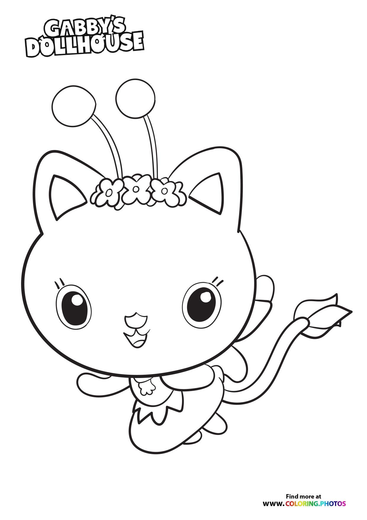 Gabby Dollhouse Printable Coloring Pages Coloring Pages