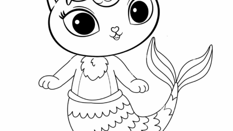 Gabbys Dollhouse Coloring Pages En 2024