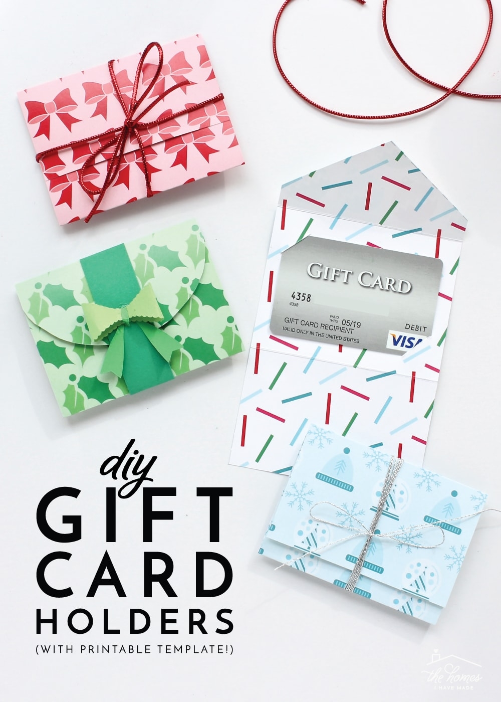 Gift Card Holder Template Free