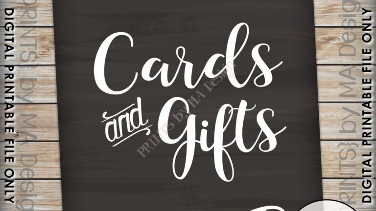 Gifts And Cards Sign Free Printable Printable Word Searches