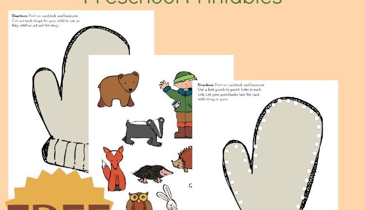 Hands On Fun For Jan Brett S The Mitten Homeschool Preschool Winter