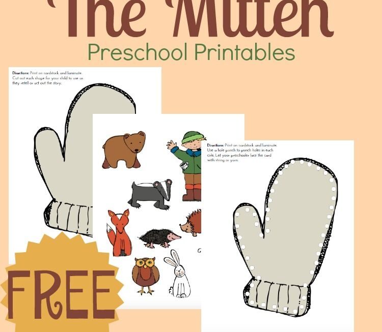 Hands On Fun For Jan Brett S The Mitten Homeschool Preschool Winter