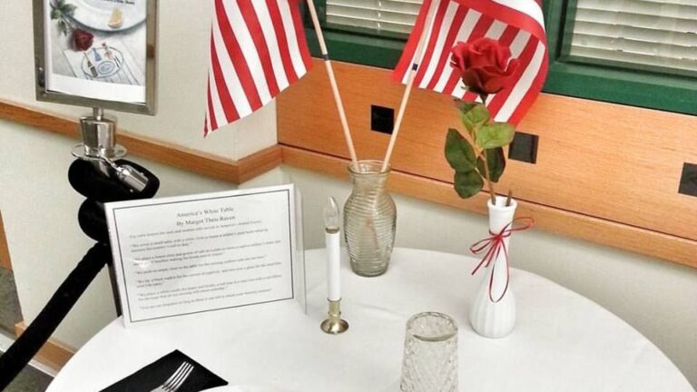 Happy Veterans Day 2015 America S White Table Display Remembrance