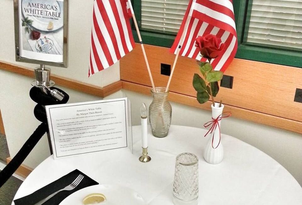 Happy Veterans Day 2015 America S White Table Display Remembrance