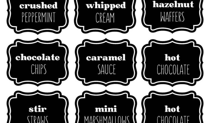 Hot Cocoa Bar Station Free Printables Perfect For Your Holiday Party