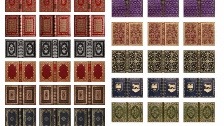 How To Make Miniature Antique Books And Free Printable Mini Books Diy