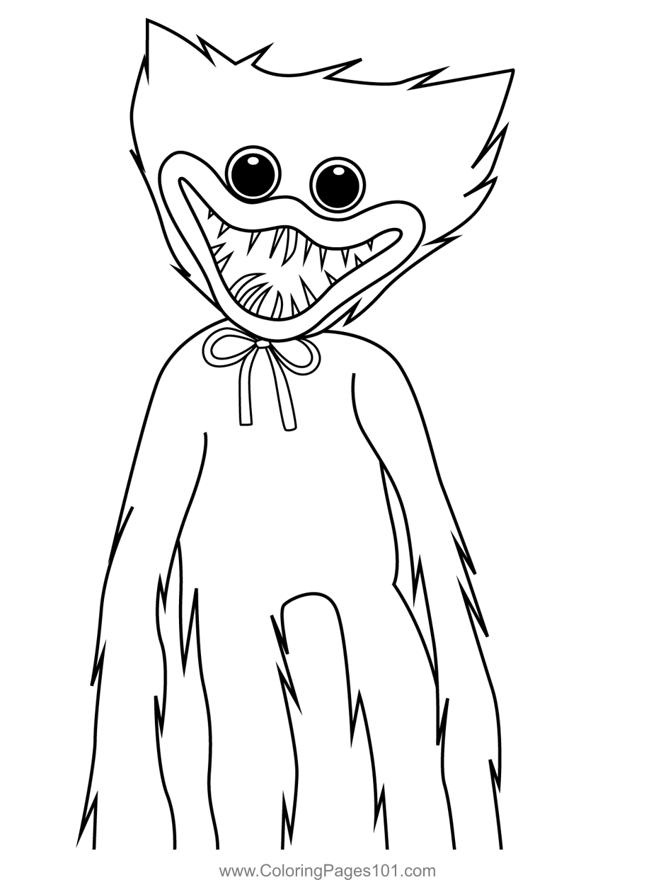 Huggy Wuggy In 2023 Coloring Pages Love Coloring Pages Coloring
