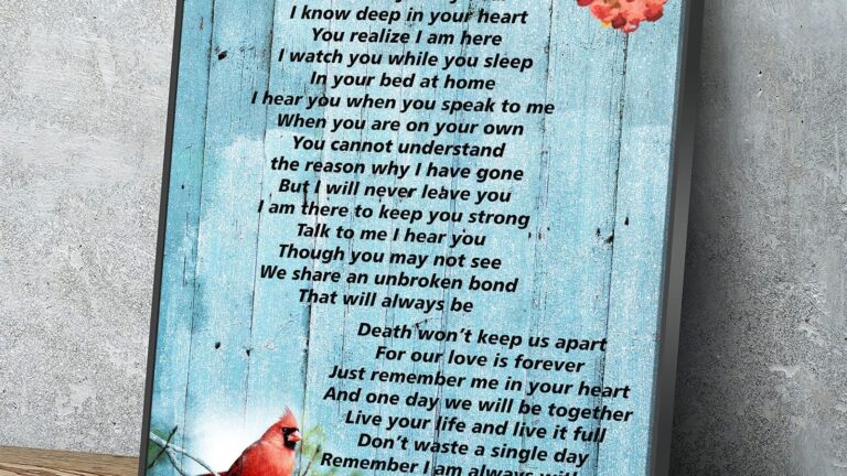 I Never Left You Poem Printable Free Printable