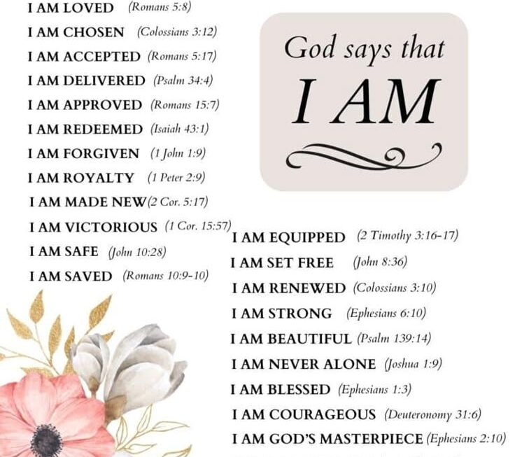 Identity In Christ Printables For Daily Inspiration