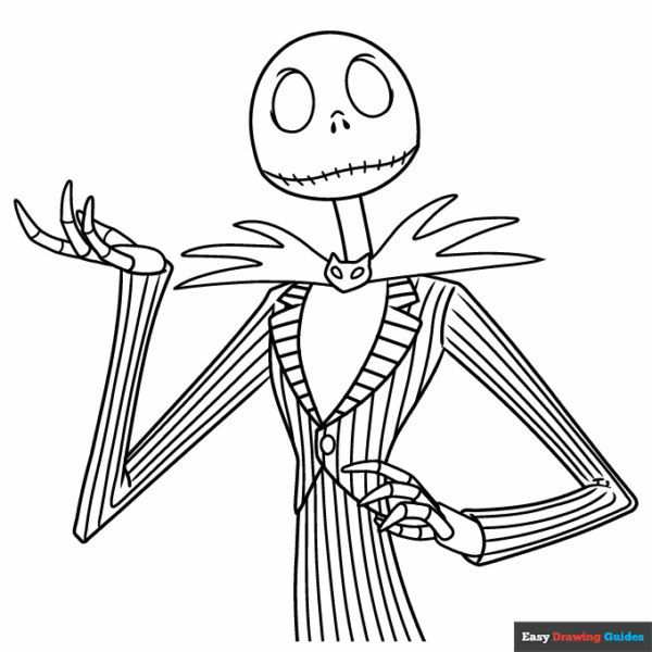Free Printable Jack Skellington Coloring Pages
