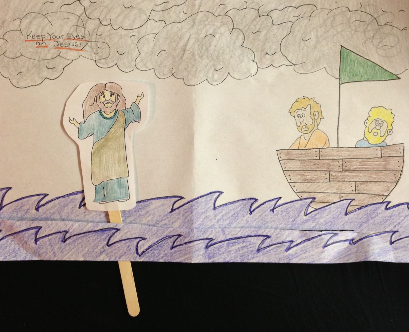 Jesus Walks On Water Craft Free Printable