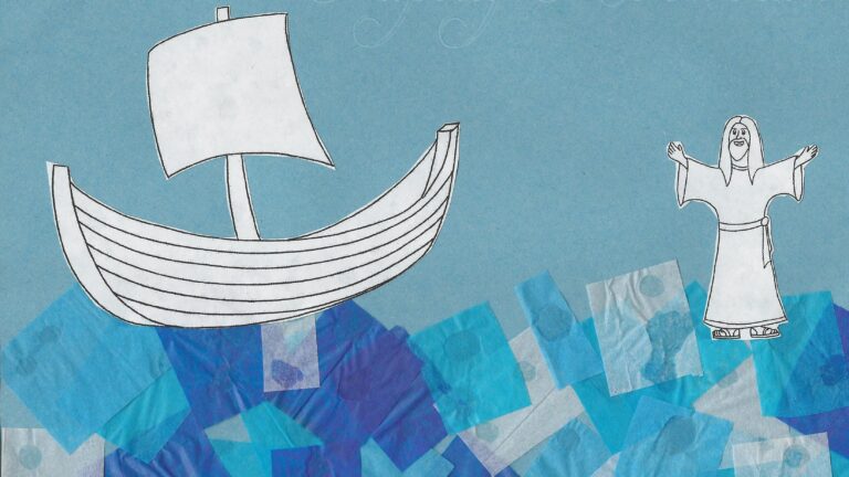 Jesus Walks On Water Craft Free Printable Printable Templates Free