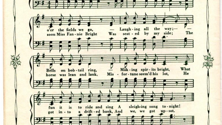 Jingle Bells Christmas Sheet Music Christmas Sheet Music Sheet