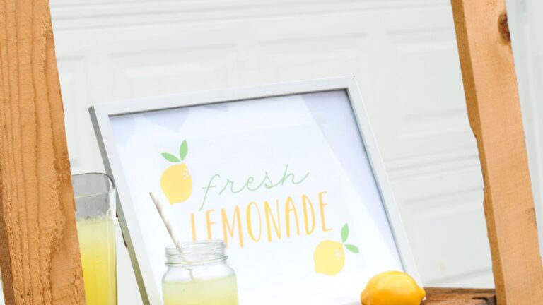 Just In Time For Summer Lemonade Stand Free Printables 3rd Birthday