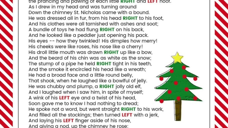Left Right Christmas Game Pass The Present Game Christmas Story