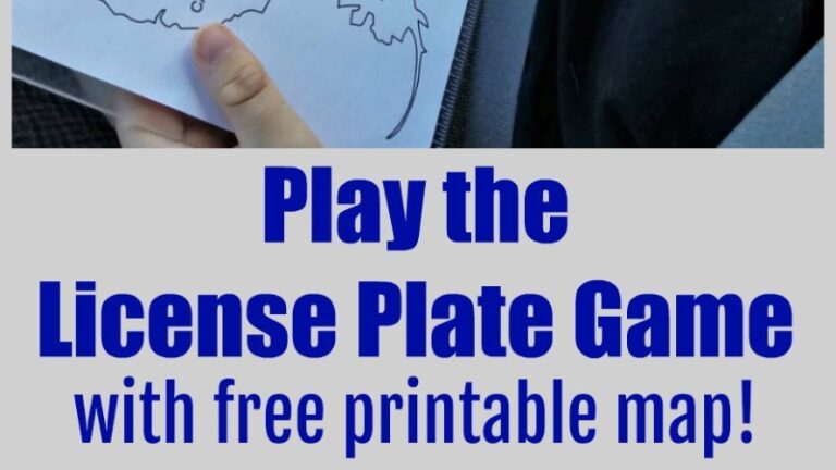 License Plate Game Printable Pdf Printable Free Templates