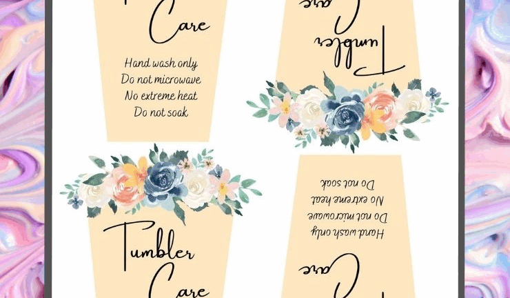 Looking For Free Printable Tumbler Care Cards I Ve Got You I Put